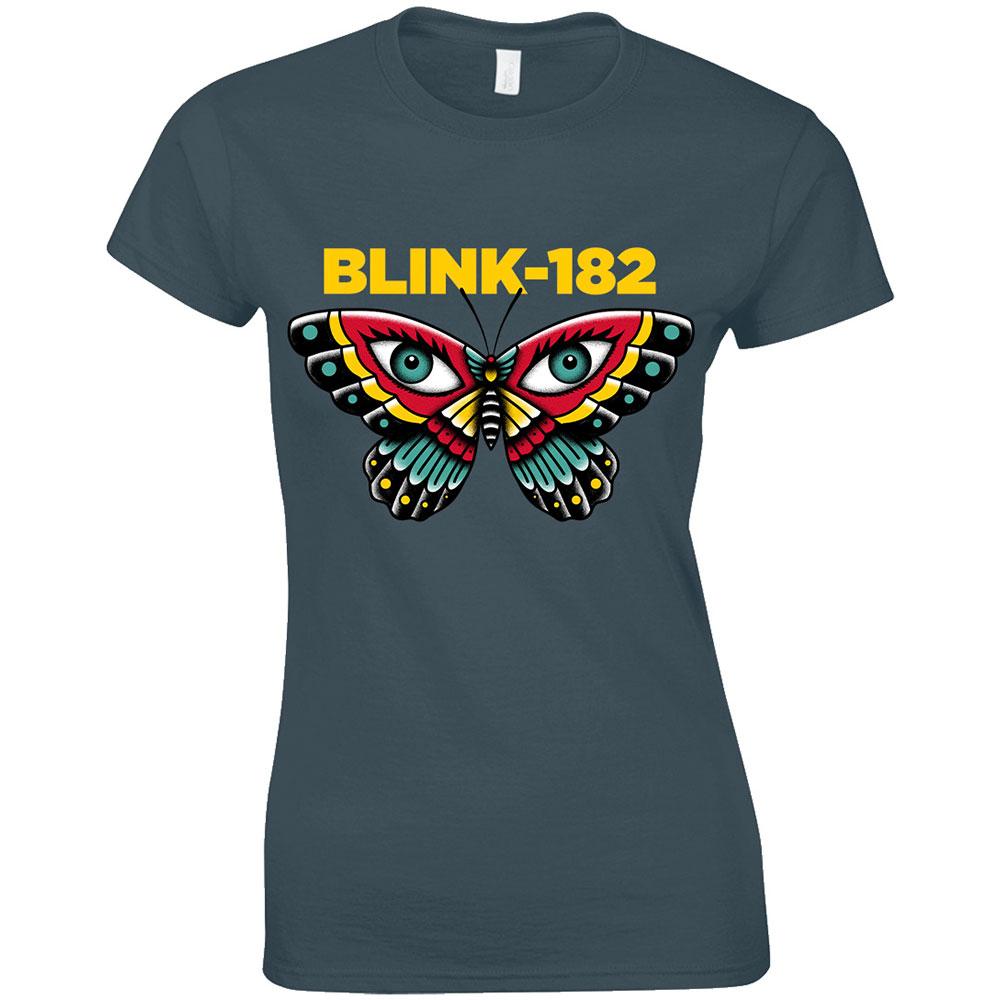 (�֥��182) Blink 182 ���ե�����뾦�� ��ǥ����� Butterfly Heather T����� Ⱦµ �ȥåץ� �ڳ������Ρ�