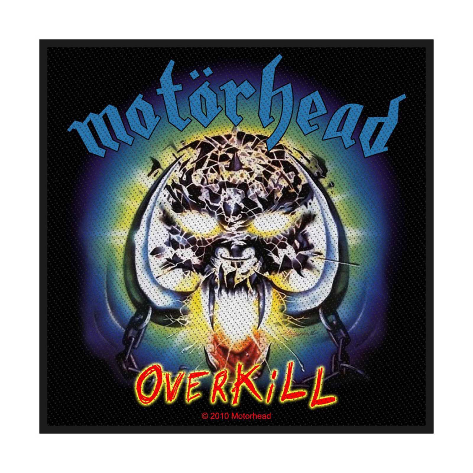 (モーターヘッド) Motorhead オフィシャル商品 Overkill ワッペン 織地 パッチ 