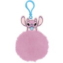 (リロ・アンド・スティッチ) Lilo & Stitch オフィシャル商品 Pom Pom Angel キーリング キーホルダー 【海外通販】