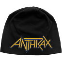 (アンスラックス) Anthrax オフィシャル商品 ユニセックス ロゴ ニット帽 ビーニー キャップ 【海外通販】