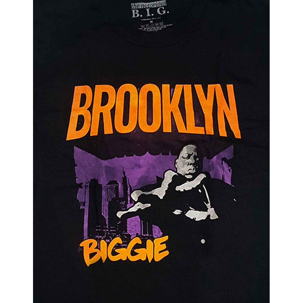 (ビギー・スモールズ) Biggie Smalls オフィシャル商品 ユニセックス Brooklyn Tシャツ 半袖 トップス 【海外通販】