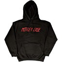 (モトリー・クルー) Motley Crue オフィシャル商品 ユニセックス Distressed ロゴ パーカー プルオーバー フード付き トレーナー 【海外...