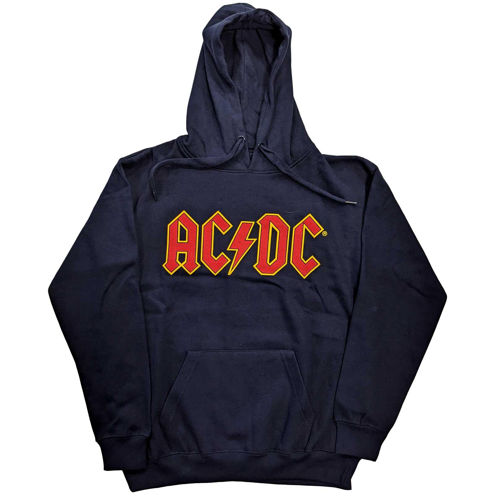 (エーシー・ディーシー) AC/DC オフィシャル商品 ユニセックス ロゴ パーカー フード付き トレーナー 【海外通販】