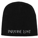(パラダイス・ロスト) Paradise Lost オフィシャル商品 ユニセックス ロゴ ニット帽 ビーニー キャップ 【海外通販】