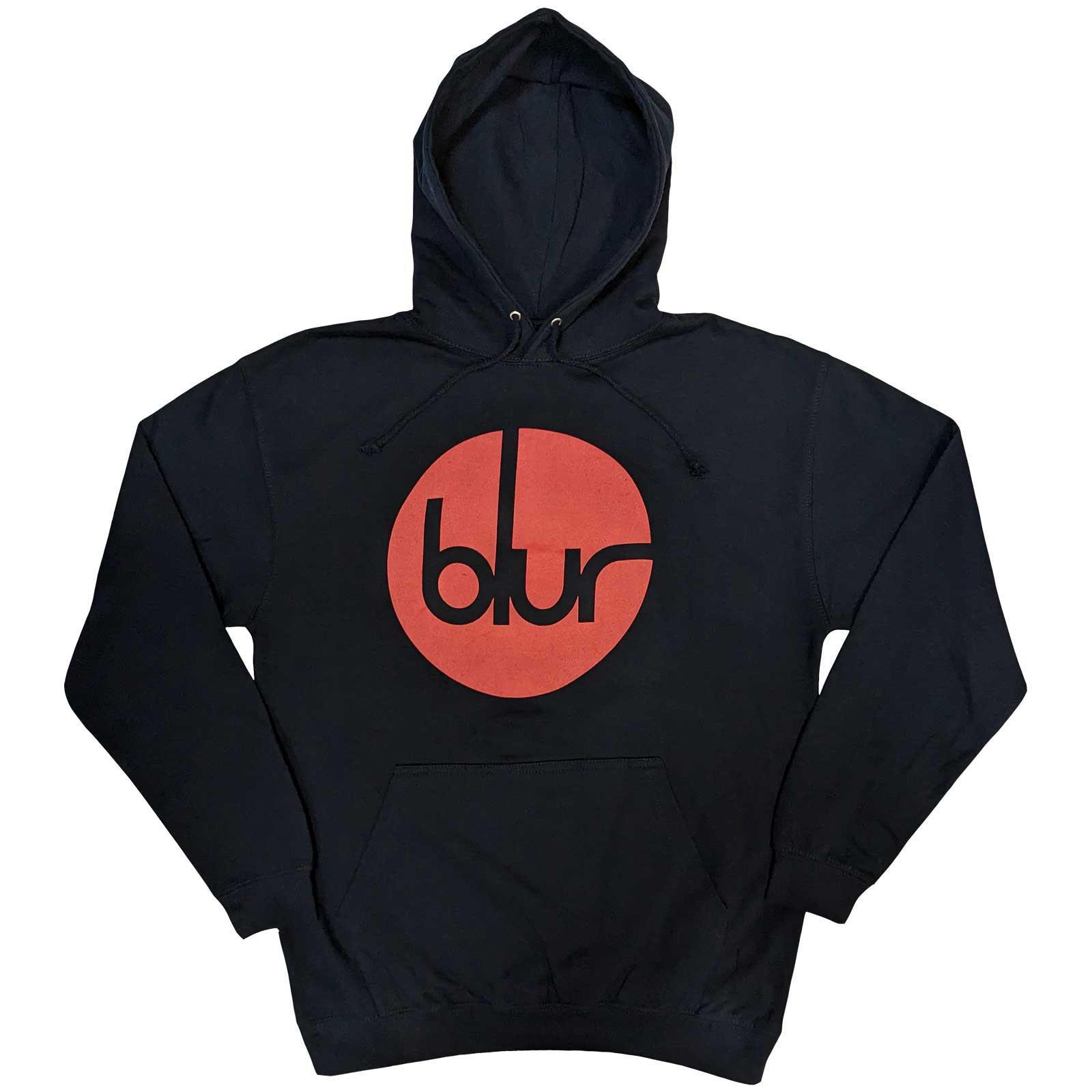 (ブラー) Blur オフィシャル商品 ユニセックス Circle パーカー ビンテージ風 フード付き トレーナー 【海外通販】