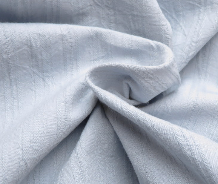 108cm巾【10cm単位】ドビー 生地 無地 日本製 コットンストライプドビー ハンドワッシャー加工(530)ブラウス ワンピース 子供服 洋服 手作り ハンドメイド 春夏生地 布