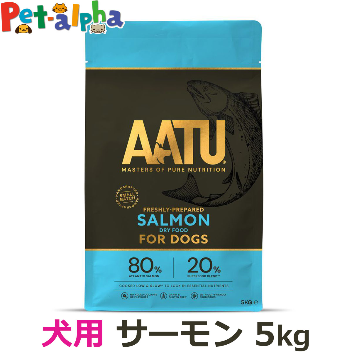楽天市場】aatu アートゥー ドッグフード サーモンの通販