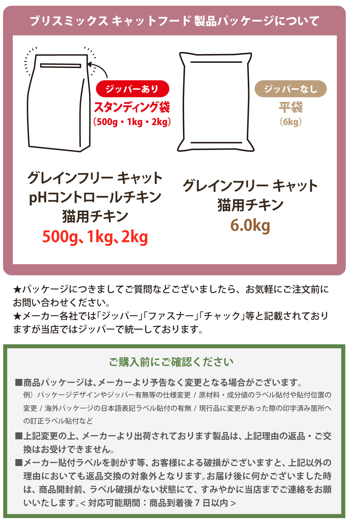 ブリスミックス 猫用 チキン 1kgキャット ...の紹介画像2