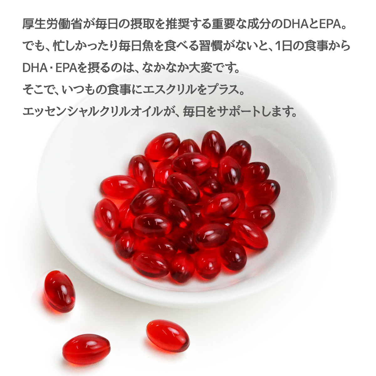 ナチュラルハーベスト エスクリル(人用クリルオイル) 180粒(サプリメント 栄養補助食品 人間用 人用 サプリ dha クリルオイル) pet-alpha-10036797 ペットアルファー楽天市場店 サンプル画像3