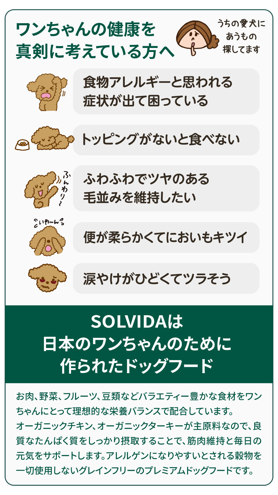ソルビダ グレインフリー チキン 室内飼育体重管理用 1.8kg SOLVIDA 犬 ドッグ フード ドック オーガニック 穀物不使用 鶏 成犬 アダルト 低脂肪 ペット インドア 室内犬