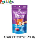 ウェルネス キトルズ ツナ クランベリー入り 56g 猫 キャット ご褒美 おやつ 魚 乳酸菌 穀物不使用 グレインフリー カリカリ トリーツ デンタルケア K...