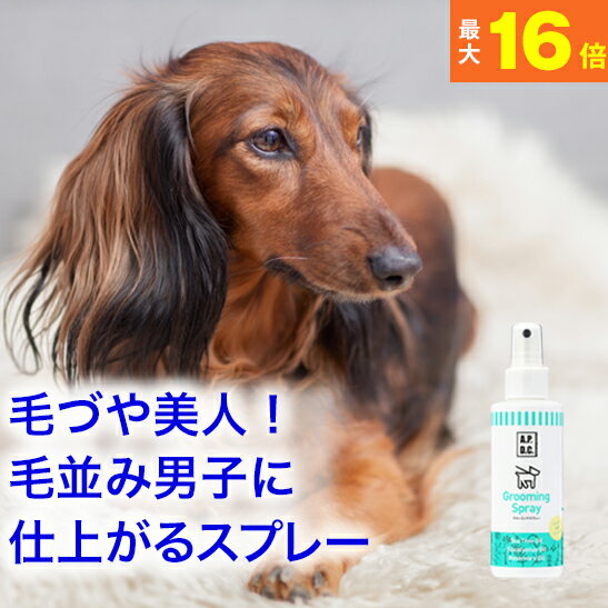 ◆ブラッシングが優しくなる◆毛づやが変わる【ワンランク上のライフスタイル】ブラッシングスプレー 125ml★愛犬とのスキンシップをより..