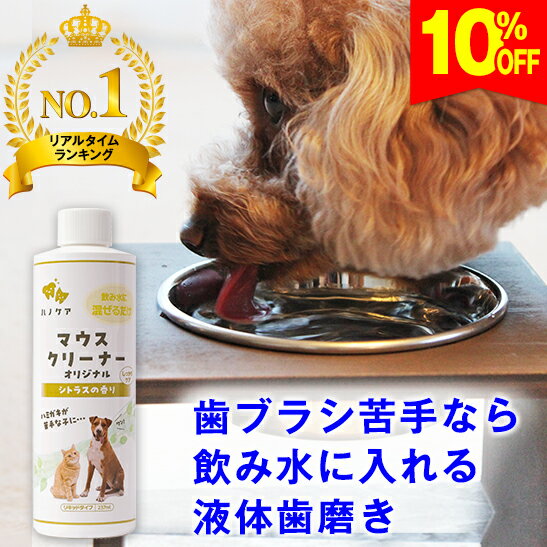 ◆10％オフ＆ポイント10倍(要エントリー)◆ 犬 猫 液体歯磨き マウスクリーナー 118ml/2 ...