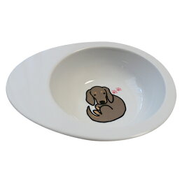 【犬フードボウル】ぺったんエッグフードボウル「くるりんダックス」(ペットフードボール餌入れ餌エサ水飲み器給水器食器食器台皿さら犬用食器超小型犬小型犬犬用首腰関節愛犬老犬パピー高さ獣医)