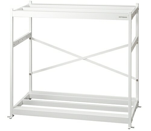 【飼育用品・器具】【キャビネット】コトブキ　スリムラック　9045　W　ホワイト(淡水 海水可)