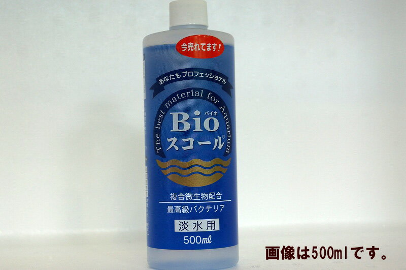 【飼育用品・バクテリア】 Bioスコール 淡水用 1000ml(淡水用)(バクテリア)