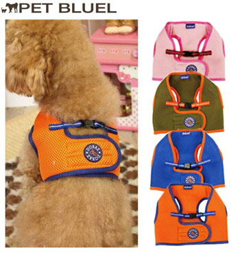 楽天犬服犬用品PETBLUELペットブルール【犬 ハーネス　リード 胴輪 犬用 ドッグ リードセット】メッシュベーシックスタイルハーネス【dobaz】【メール便OK】※セール商品につき、返品、お取り換えはできません