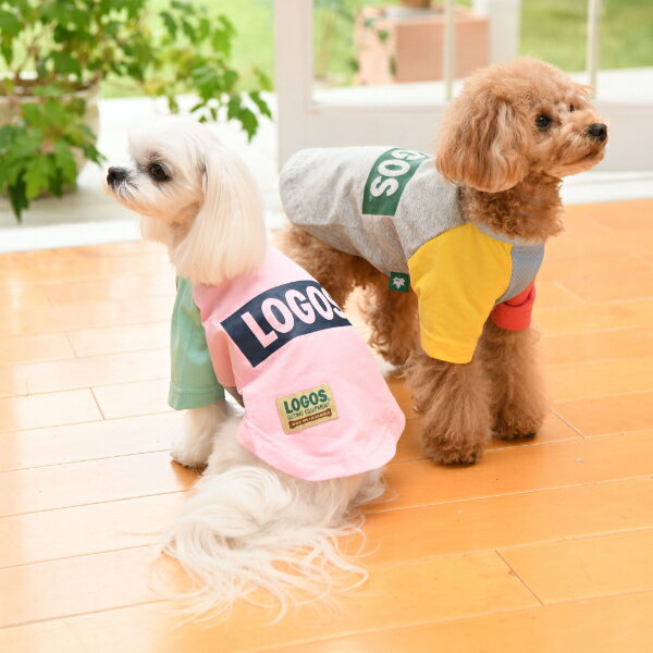 【SALE】LOGOS クレイジーTシャツ ロゴス 虫よけ クール加工 タンクトップ フード 犬服 ペットファッション かわいい かっこいい シンプル わんちゃん 犬の服 犬グッズ 夏服 ピンク