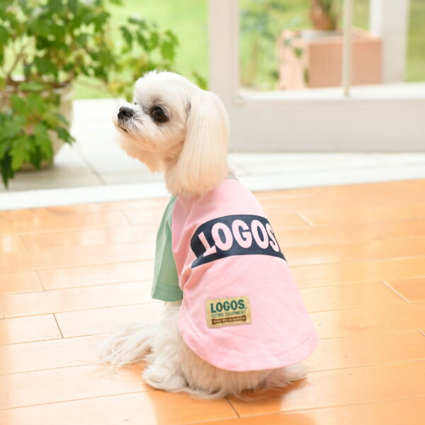 【SALE】LOGOS　クレイジーTシャツ　ロゴス　虫よけ　クール加工　タンクトップ　フード　犬服　ペットファッション　かわいい　かっこいい　シンプル　わんちゃん　犬の服　犬グッズ　夏服　ピンク