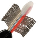 【正規品】FlexIt　ディマッター　ファームコートグラバー　ダブル　FlexIt Red Silver De-Matter Firm Coat Grabber Double 3