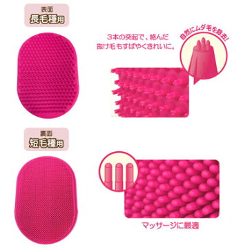 手袋型ブラシ パームブラシ ダブル