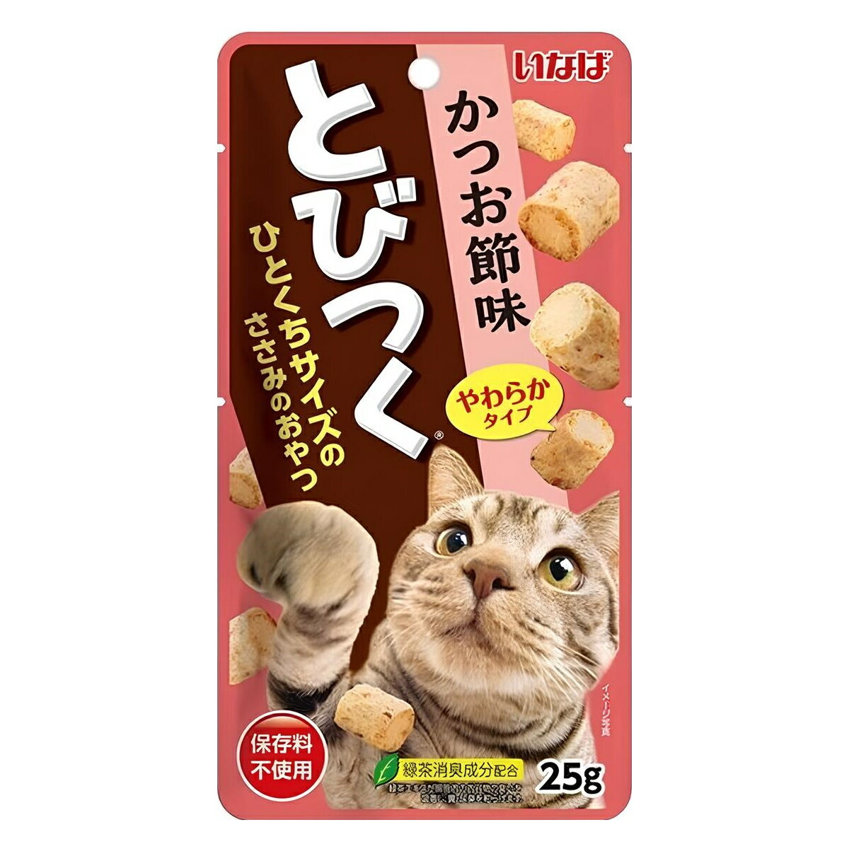 いなば とびつくかつお節味 25g いなばペットフード 猫おやつ
