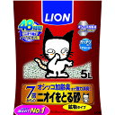 ニオイをとる砂 7歳以上用 鉱物タイプ 5L ライオン 猫砂 猫用品/用具