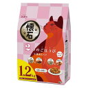 懐石 2つのごほうび 小魚添えペア 1.2kg (300g×4) ペットライン 国産 合成着色料不使用 キャットフード ドライ 成猫用 下部尿路の健康維持に配慮