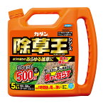 フマキラー 除草王 オレンジ 除草剤 カダン 除草王 シリーズ ザッソージエース 5L 除草剤 液体（薄めずそのまま） 農林水産省第21951号 適用面積約30～150坪 カダン 除草剤