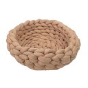 チャンキーニットベッド ペット用ベッド あみあみベッド キャラメル 【Caramel】 チャンキーニット素材 ペット用ベッド ペットベッド 犬ベッド ベッドクッション 犬用ベッド 猫用ベッド ペット用クッション 猫ベッド 洗える ネコベッド ペット用品 ペットアイ
