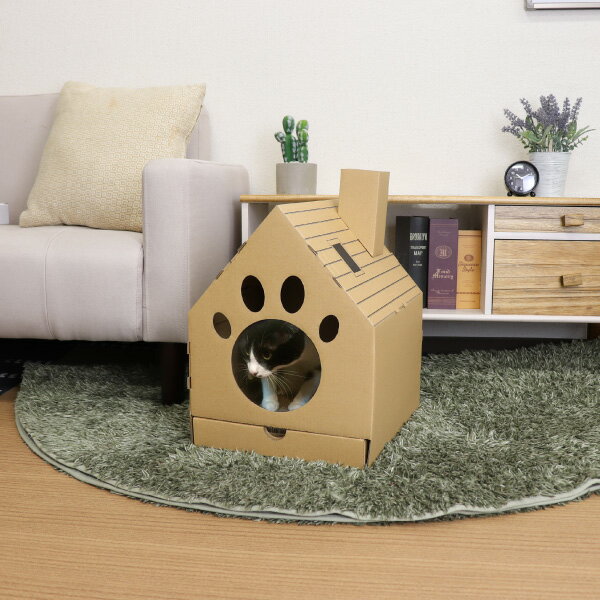 猫用ダンボールハウス は手作りがおすすめ 愛猫も喜ぶ簡単な作り方は Jouer ジュエ