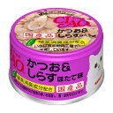 チャオ (CIAO) かつお&しらす ささみ入りほたて 85g