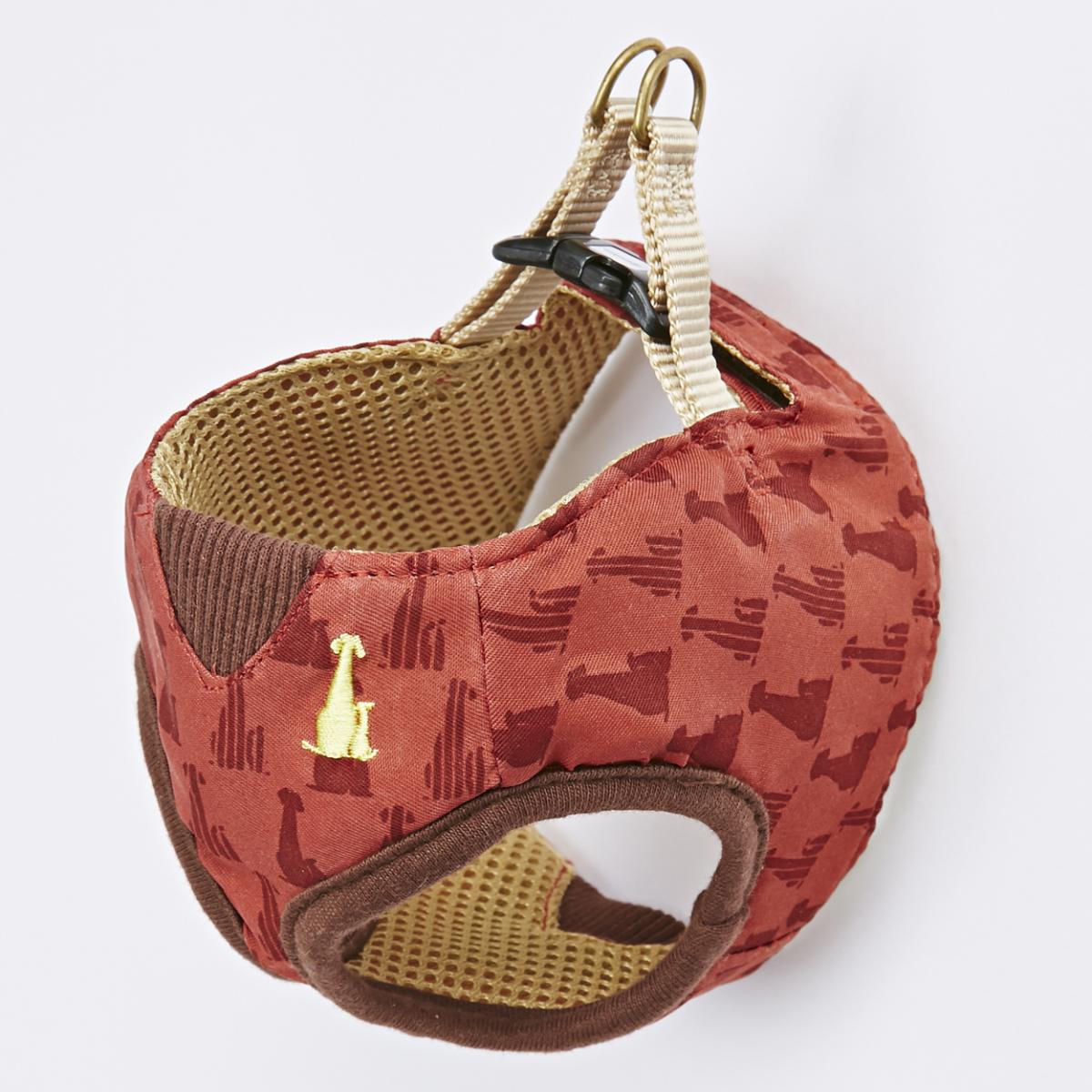 Add.Mate アドメイト シンボルベストハーネス S ボルドー　小型犬用 ヴィンテージ風 バックル式 胴輪