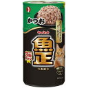 ペットライン キャネット 魚正 かつお160g×3缶パック 猫用缶詰