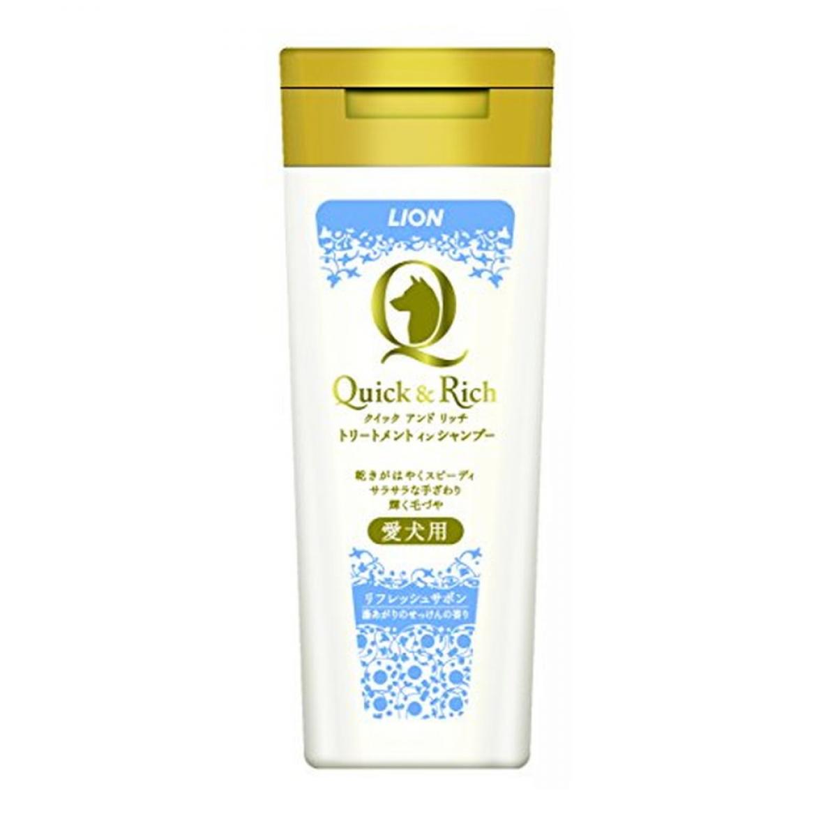 クイック&リッチ トリートメントインシャンプー全犬種用リフレッシュサボン 200ml