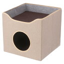 不二貿易 ペットハウス ルーフベッド付き BE ベージュ RU0328-5 犬用 猫用 ペットベッド ペットソファ ペット家具 インテリア