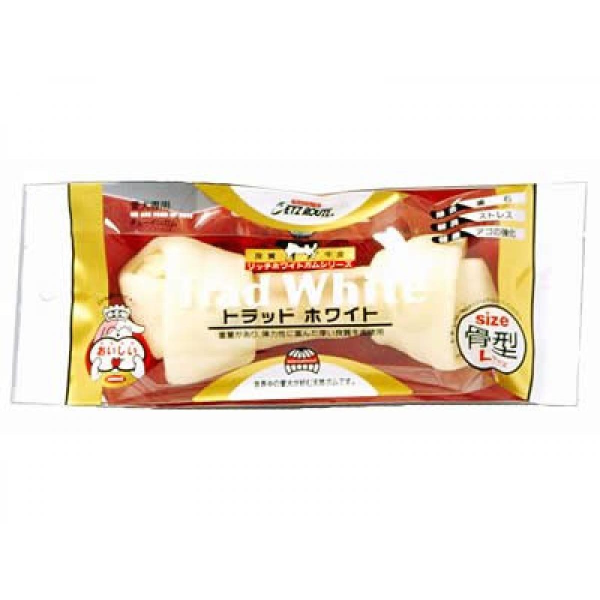 ペッツルート (Petz Route) トラッドホワイトガム 骨型 L 1本 犬用 おやつ ガム ドッグフード ペット用品