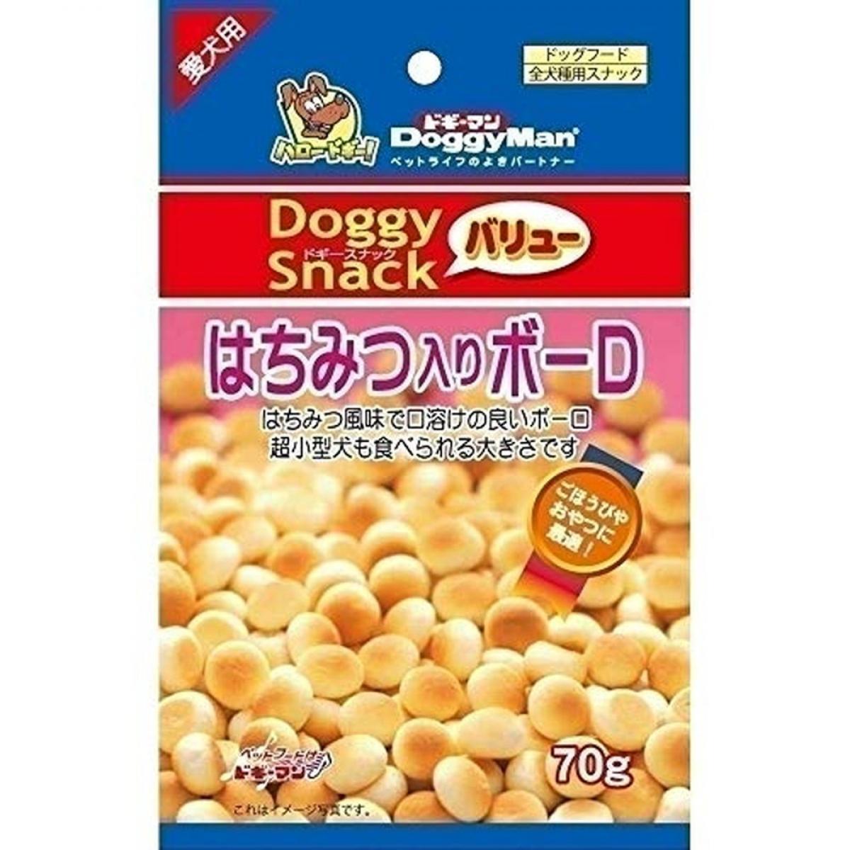 ●【商品説明】●このボリュームでお手軽プライス●機能性・健康面にも配慮した、バリューシリーズ●はちみつを加えて、口溶けなめらか！特選素材を使ったバリュー感あふれるおやつです。●甘い香りが食欲をそそるはちみつ入りの小さなボーロ●超小型犬や高齢犬にも食べやすく、しつけのごほうびにも最適です。●用途やお好みに応じた商品セレクト。●バラエティー豊かで値ごろ感いっぱいの「ドギースナック バリュー」シリーズです。●生後2ヶ月以上の愛犬に●全犬種用●まとめ買いの場合、システムの仕様で個数分の送料が加算される場合がありますが、送料は1配送先につき1個分の金額となります。●システムの仕様で配達日を指定出来る場合がありますが、配達日の指定は出来ませんのでご了承ください。●ご注文確定後のキャンセルならびに、お届けしました商品のお客様都合による「返品 交換」は行っておりません。