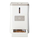 GEX ジェックス 犬 猫 自動給餌器 PURE PET AUTO FEEDER PPAF01-WH 2.5L オートフィーダー ドライフード専用 アプリ管理 ...