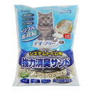 PetPro(ペットプロ) デオフリー システムトイレ用 強力消臭サンド4L 猫用 猫砂 紙製 燃えるゴミで処理できる
