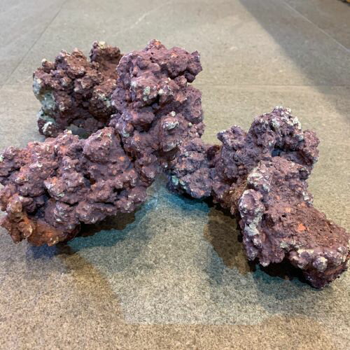 擬岩ブロックかたまり型1kg※(乾燥しています。海水中に沈めていたものではありません)