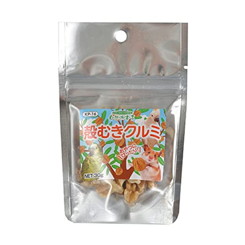 自然派宣言 殻むきクルミ 30g【黒瀬ペットフード】インコ ハムスター リス 小動物 おやつ クルミ［K］