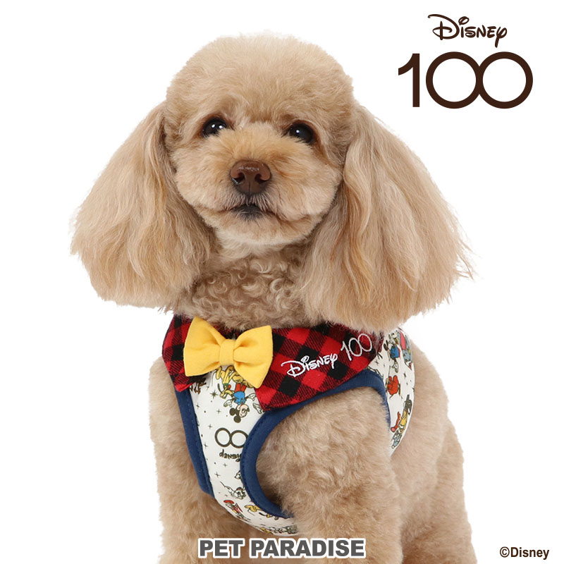 【500円OFFクーポン対象】犬 ハーネス おしゃれ 【SS】 ディズニー 100周年 Disney100 | 小型犬 反射 お散歩 お出掛け キャラクター グッズ ミッキー 限定 ペット用品 かわいいのサムネイル