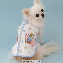 犬 服 背中開き キルト ベスト ディズニー ダンボ 小型犬