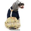 【500円OFFクーポン】J.PRESS 犬 服 冬 パンツ つなぎ タータンチェック 小型犬 | 秋冬 お出かけ お散歩 おしゃれ かわいい かっこいい
