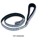 J.PRESS 犬 リード チェック 小型犬 中型犬 | チェック柄 ジェイプレス 軽量 反射 蓄光 夜のお散歩 メッシュ おしゃれ ペット用 持ちやすい かっこいい(4)