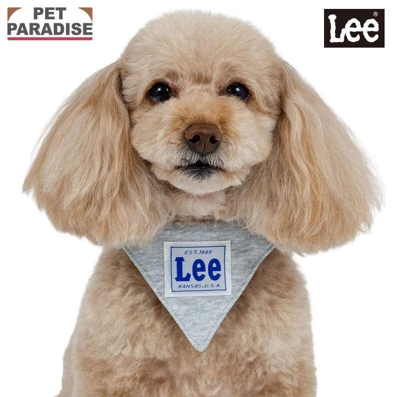Lee 犬 首輪 両面 バンダナ 小型犬 | リバーシブル 2Way おでかけ お出かけ お散歩 おさんぽ おしゃれ かわいい ヒッコリー