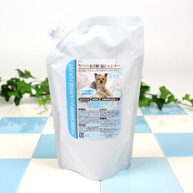 ペットパラダイスPet'ySoinふわふわムースシャンプーリンス【犬・猫用】【低刺激性】7種類の天然ハーブエキスオイル配合愛犬用お手軽泡シャンプー詰め替え用300ml