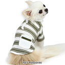 犬 服 春 ボーダー のびのび リブ Tシャツ 小型犬 | 秋冬 かわいい かっこいい おしゃれ 部屋着 おしゃれ お散歩 お出かけ