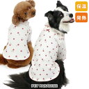 犬 服 冬 Tシャツ 苺 ペティヒート 小型犬 超小型犬 中型犬 大型犬 | 秋冬 いちご 保温 暖かい お出かけ お散歩 おしゃれ かわいい インナー 部屋着 防寒 防寒対策 インナー 室内着 軽量 発熱 伸縮 あったか ドッグウェア